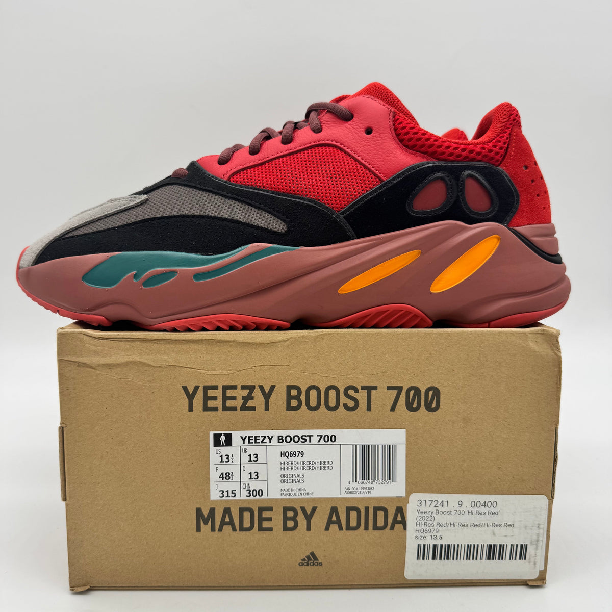 Adidas Yeezy Boost 700 Hi-Res Red