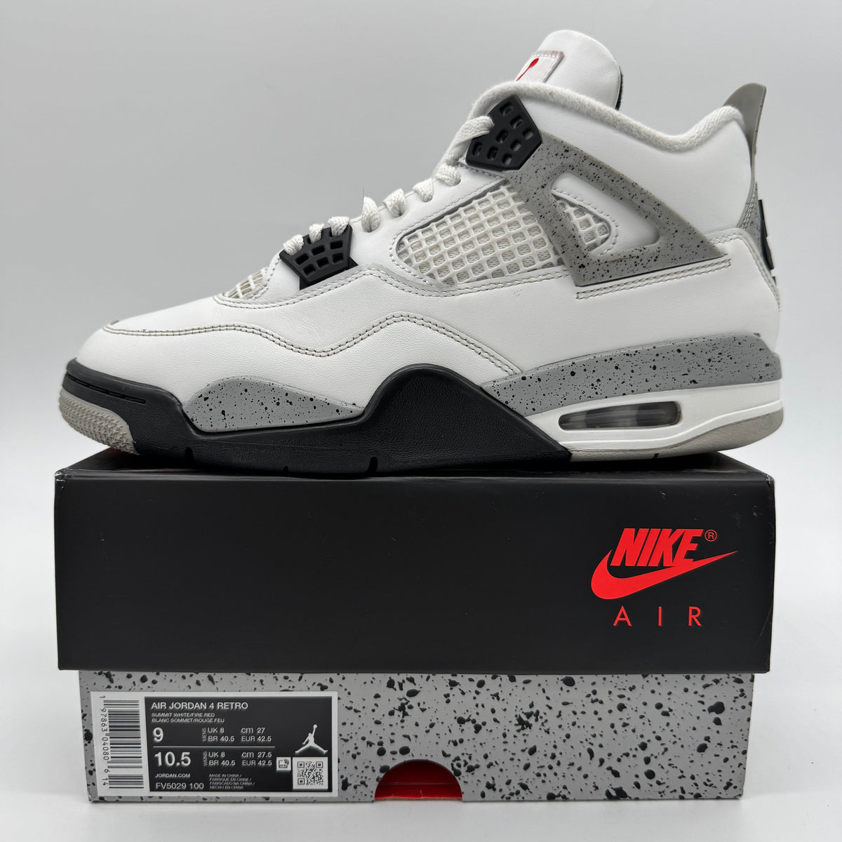Jordan 4 White Cement (2025)