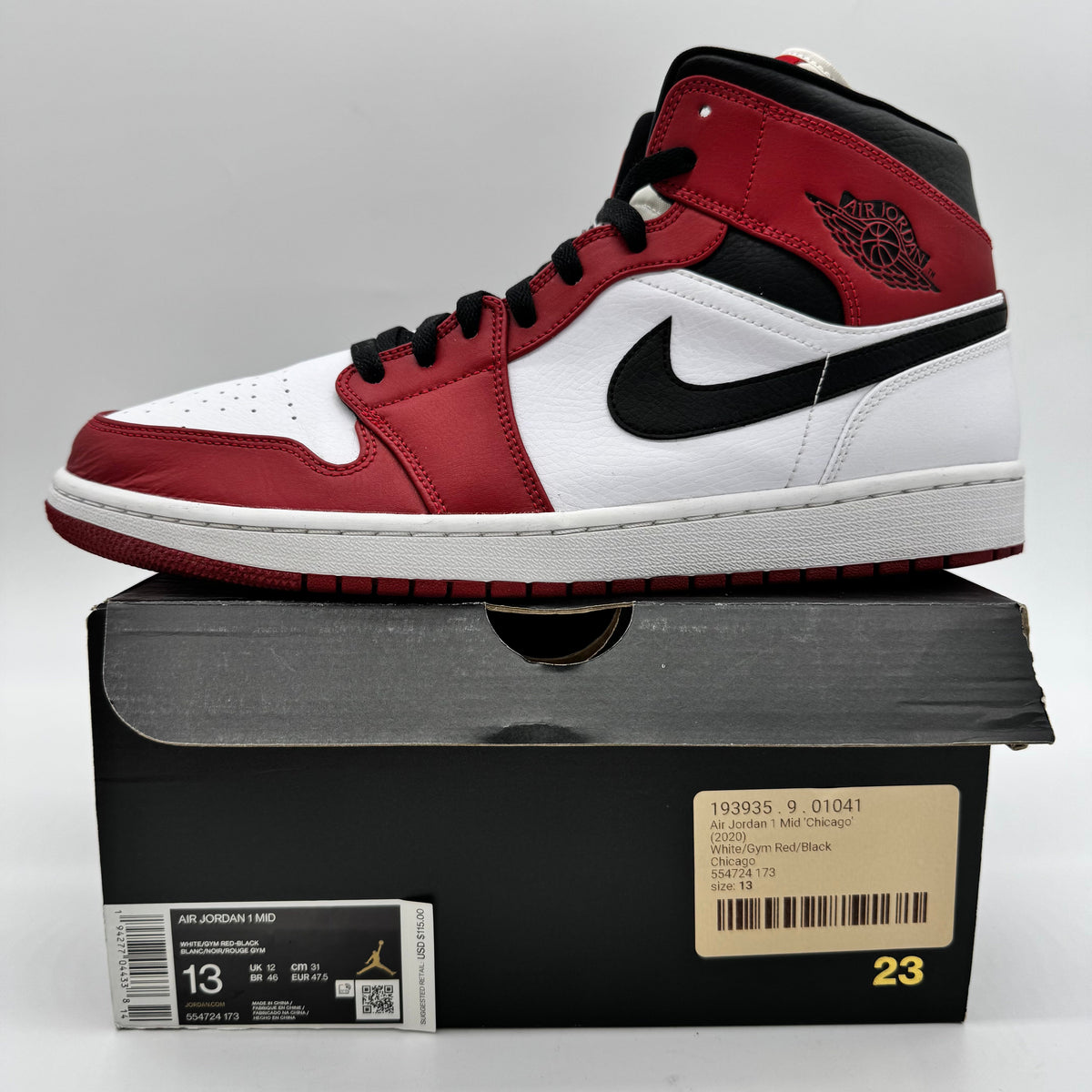 Jordan 1 Mid Chicago (2020)