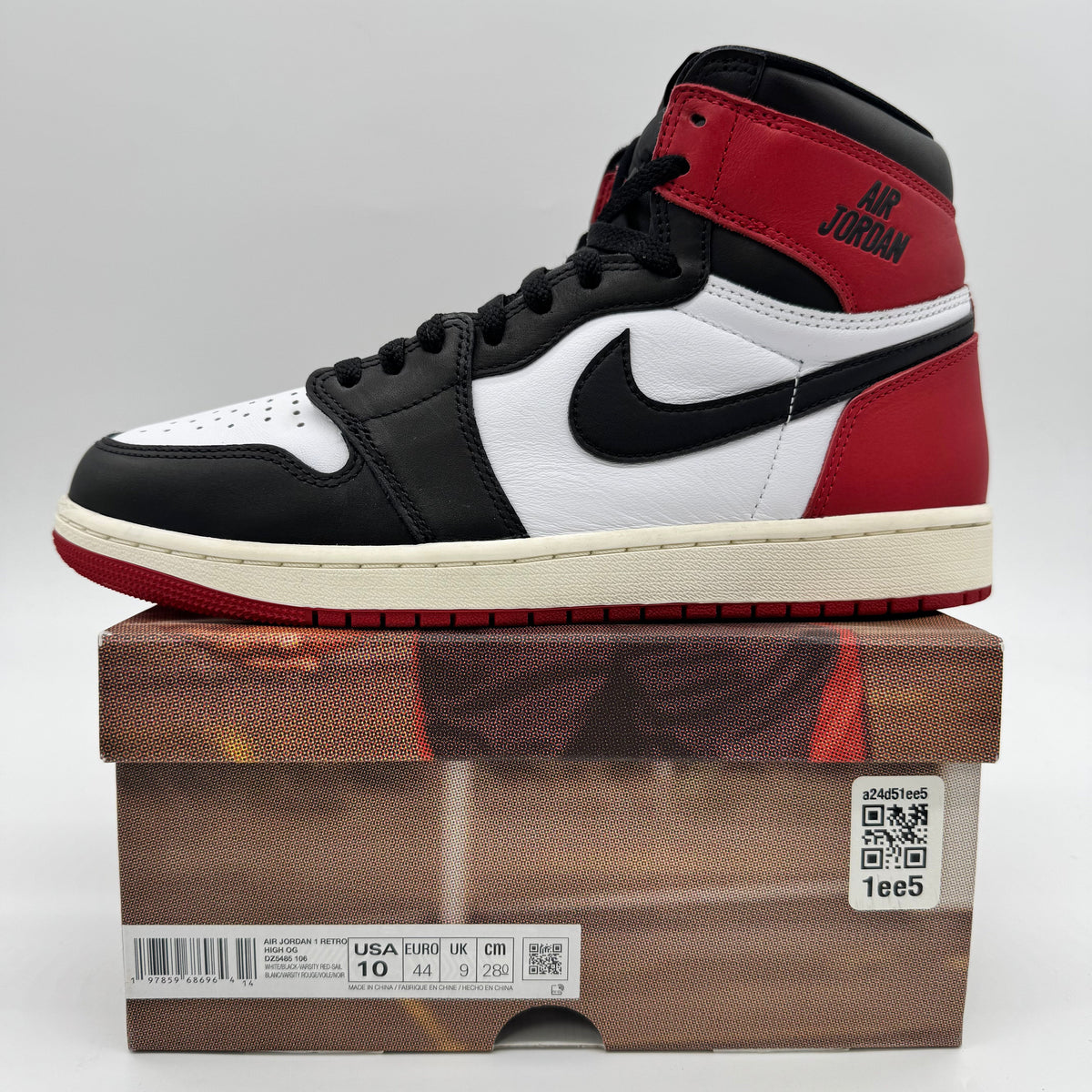Jordan 1 High OG Black Toe Reimagined