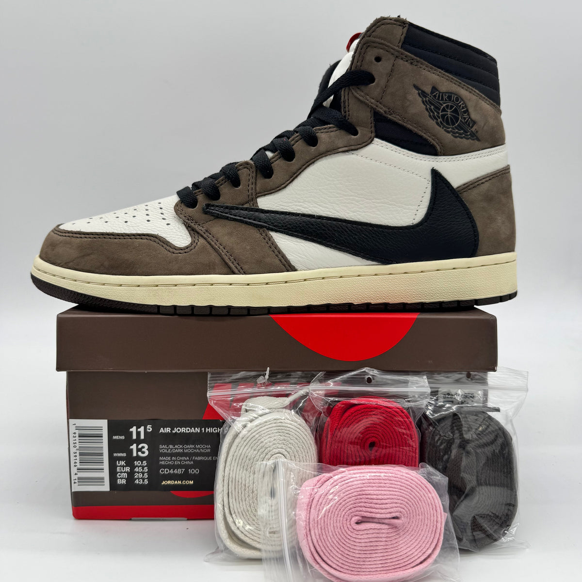 Jordan 1 High OG SP Travis Scott Mocha