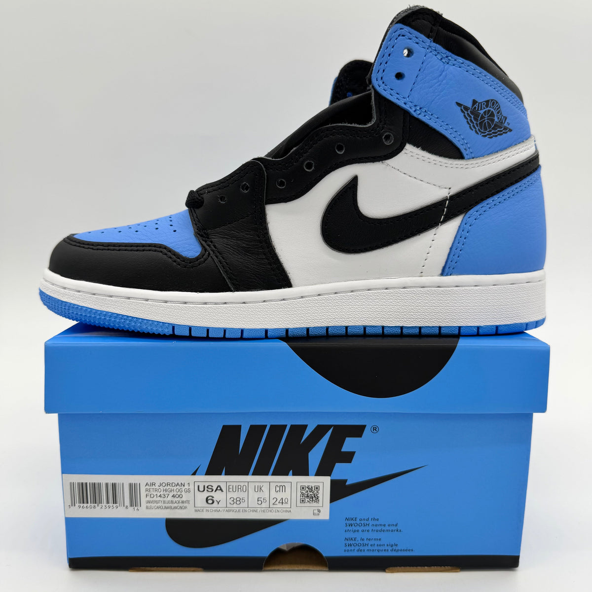 Jordan 1 UNC Toe (GS)