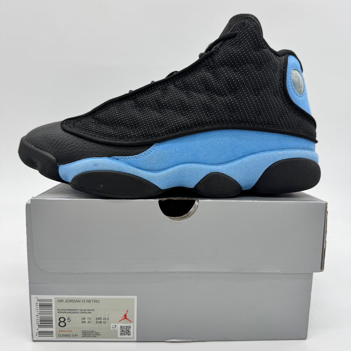 Jordan 13 Black University Blue