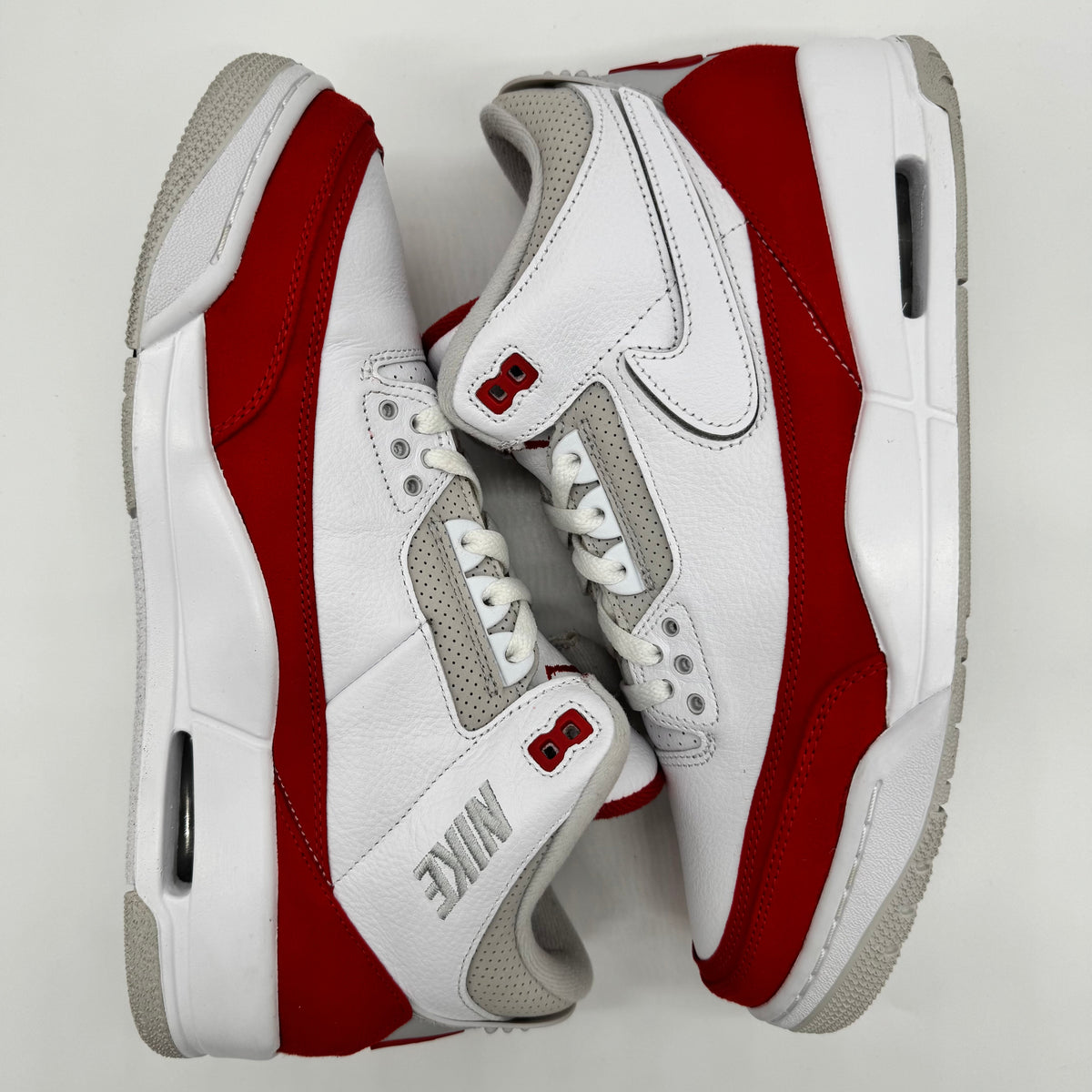 Jordan 3 Tinker White University Red