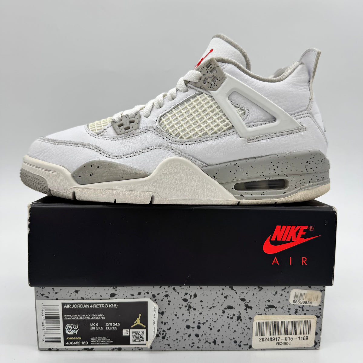 Jordan 4 White Oreo (2021) (GS)