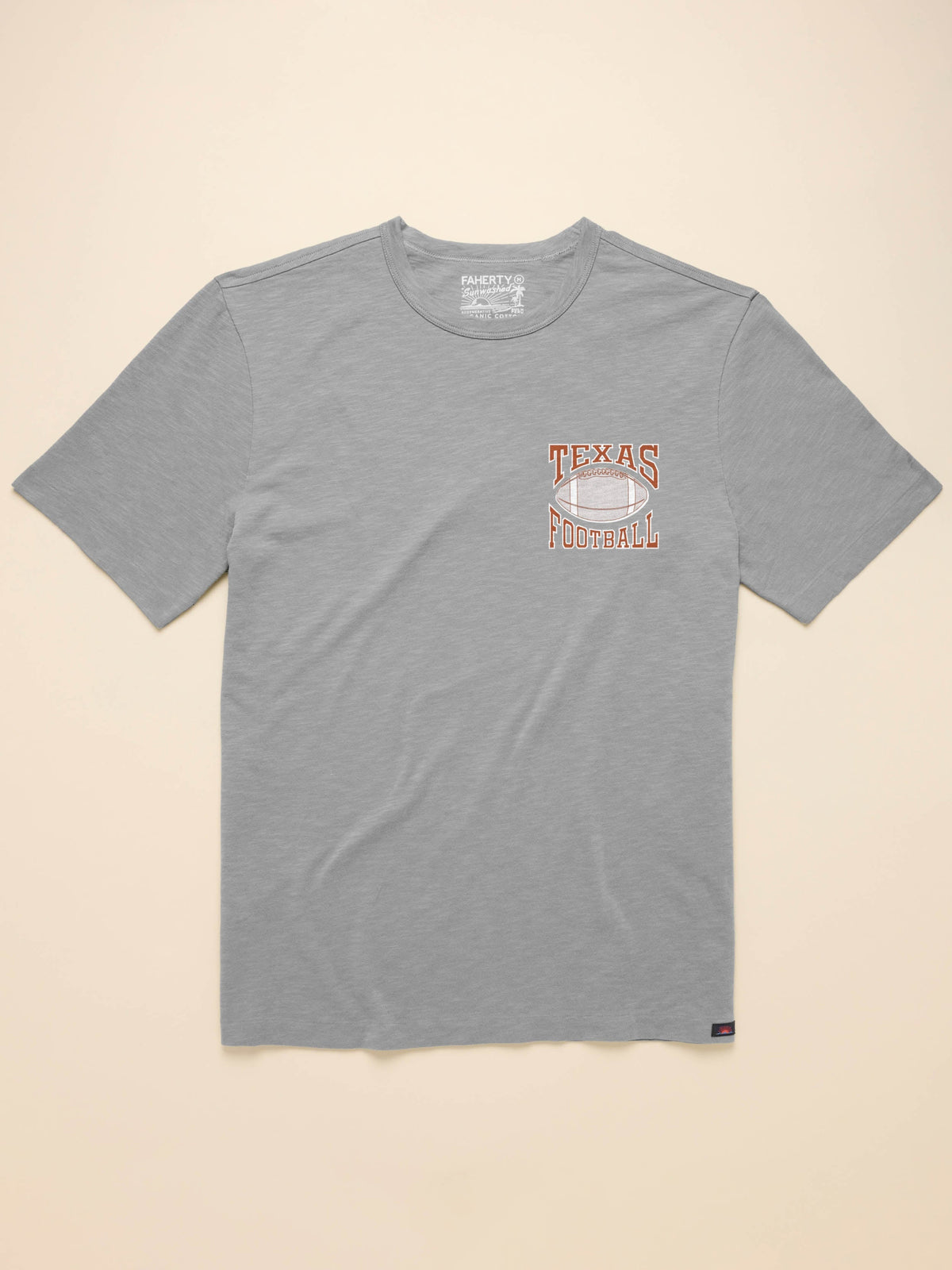 University of Texas Sunwashed Regenerative Tee - Granite Heather