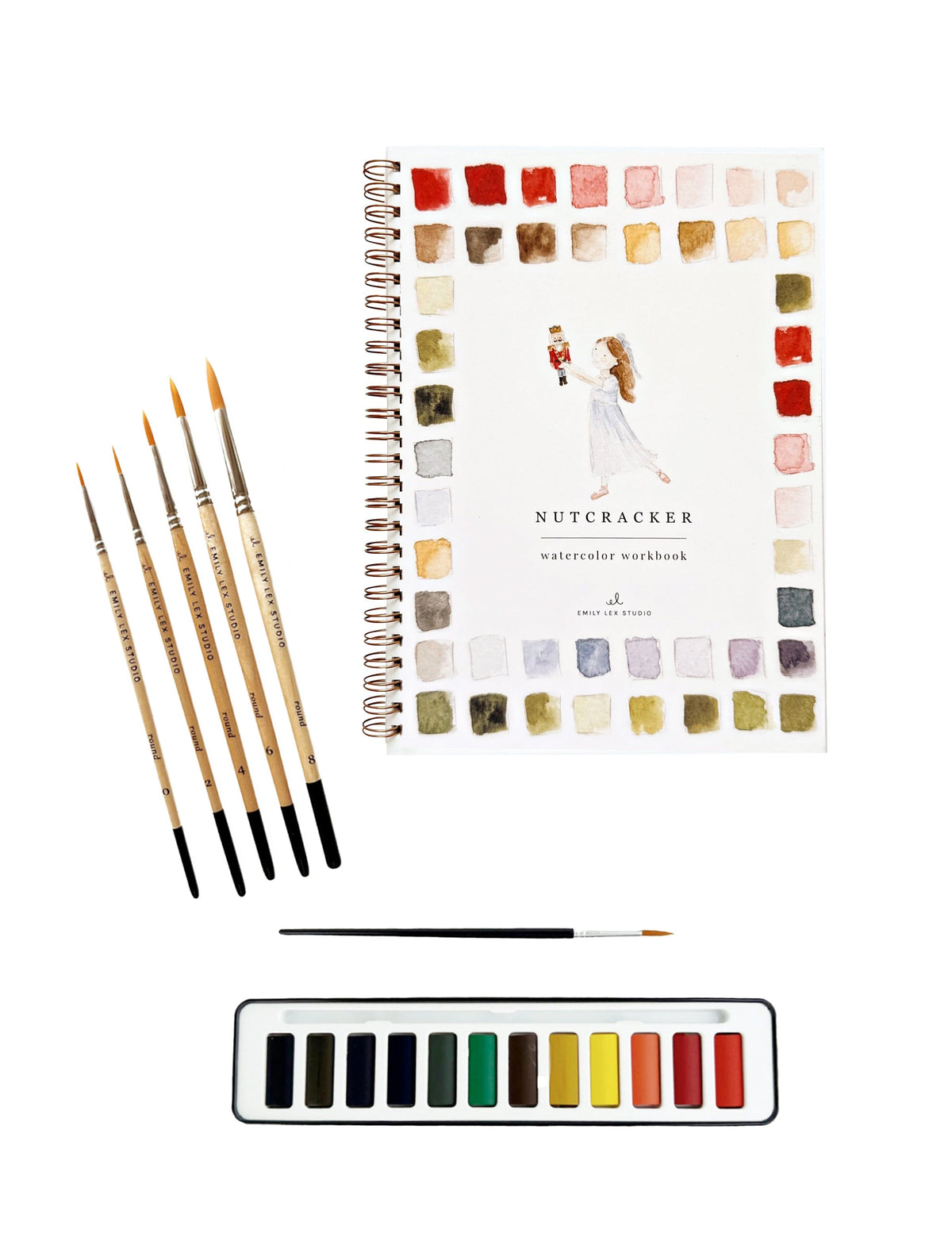 Nutcracker Watercolor Gift Set