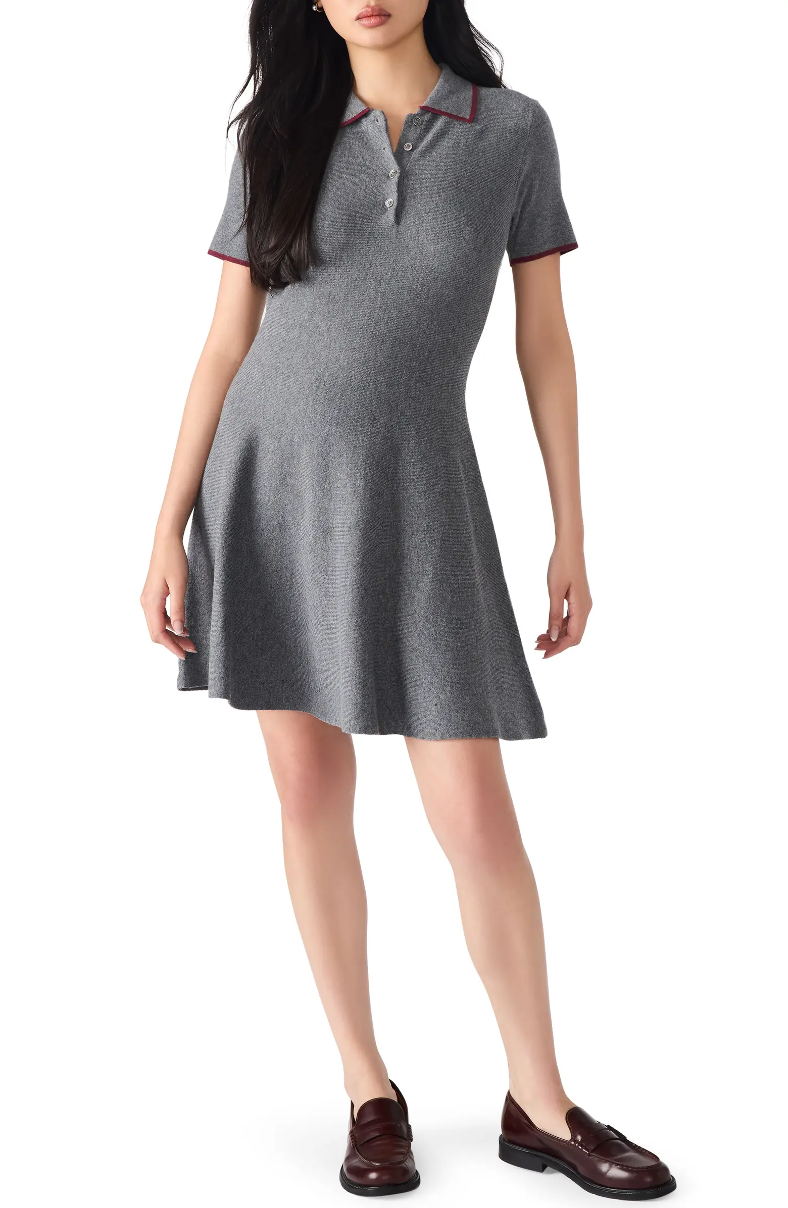 KRISTIN POLO SWEATER DRESS