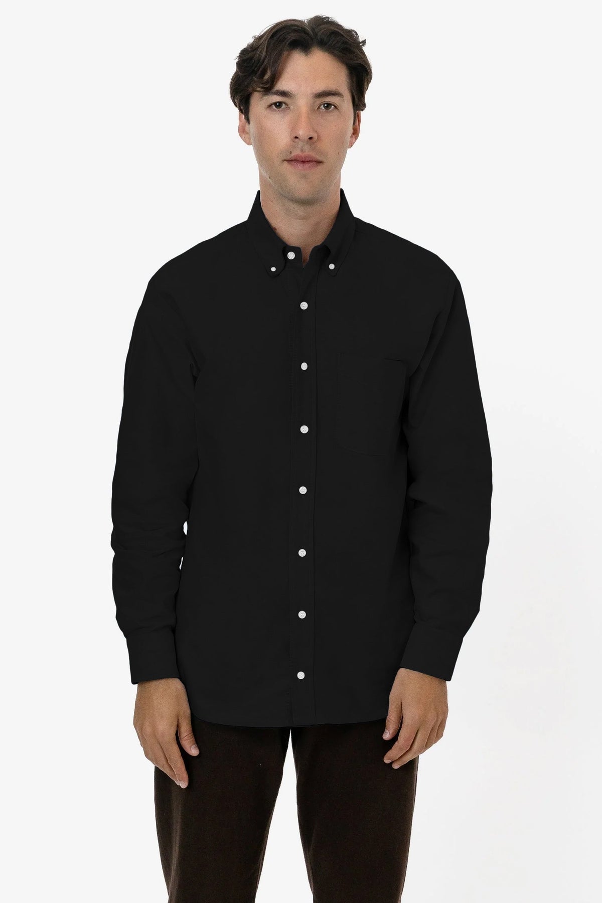 RCP402 - Classic Long Sleeve Oxford Button Down Shirt