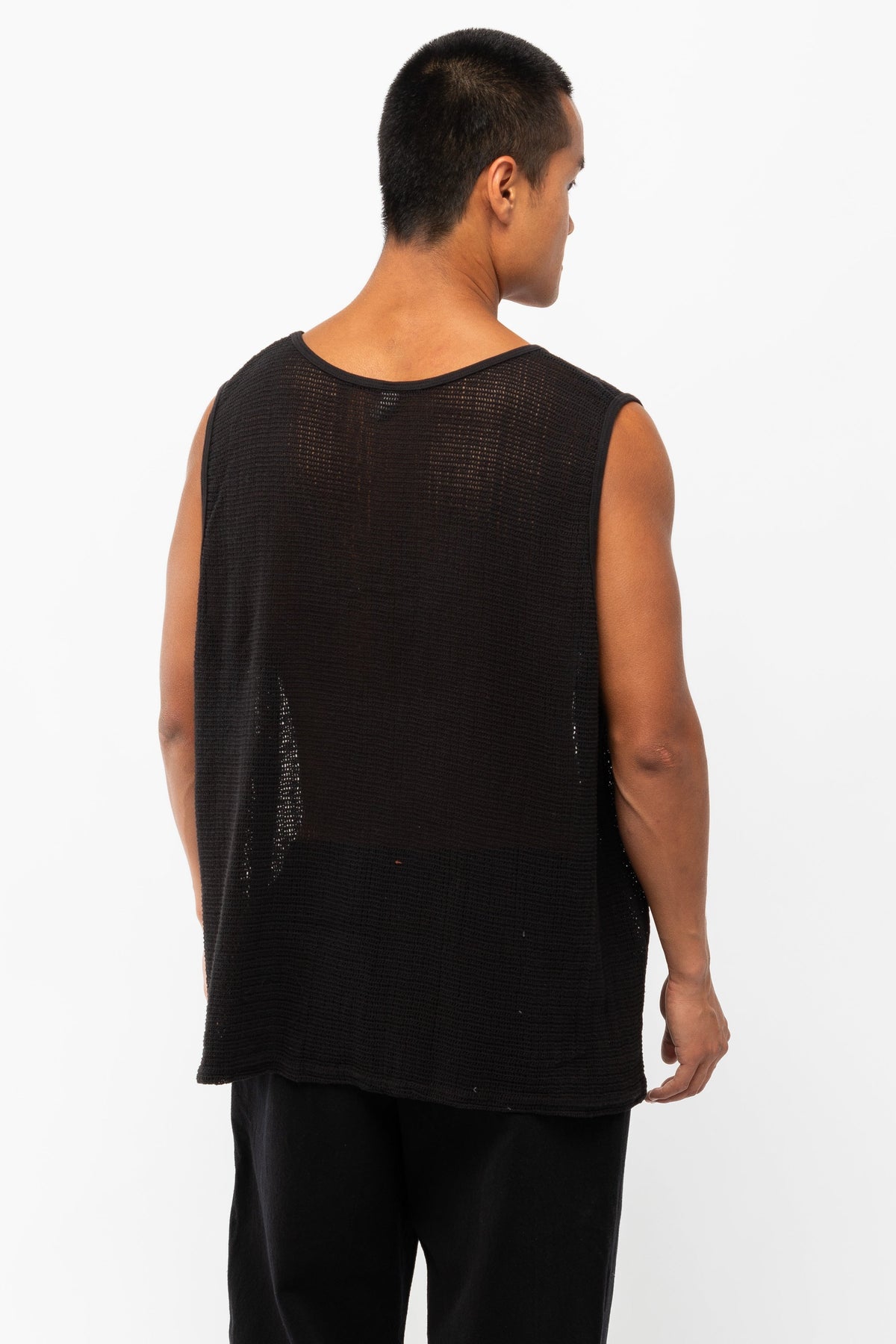 RIN15GD - Unisex Cotton Fishnet Tank Top