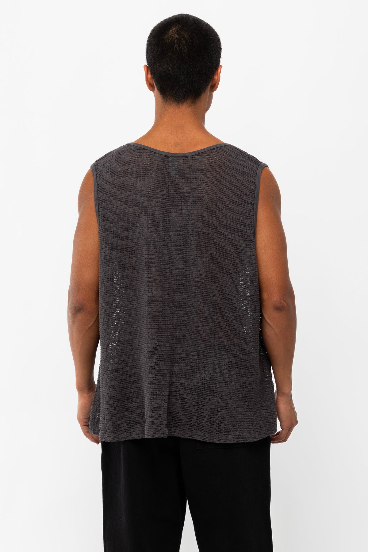 RIN15GD - Unisex Cotton Fishnet Tank Top