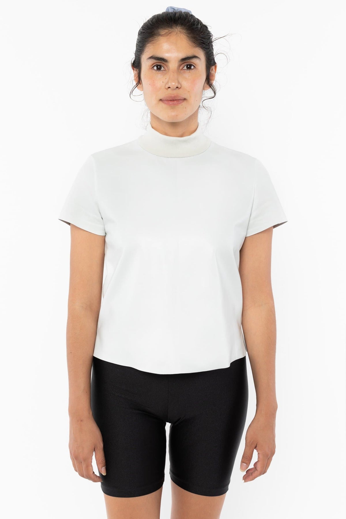 RLTH3401 - Leather Mockneck Tee