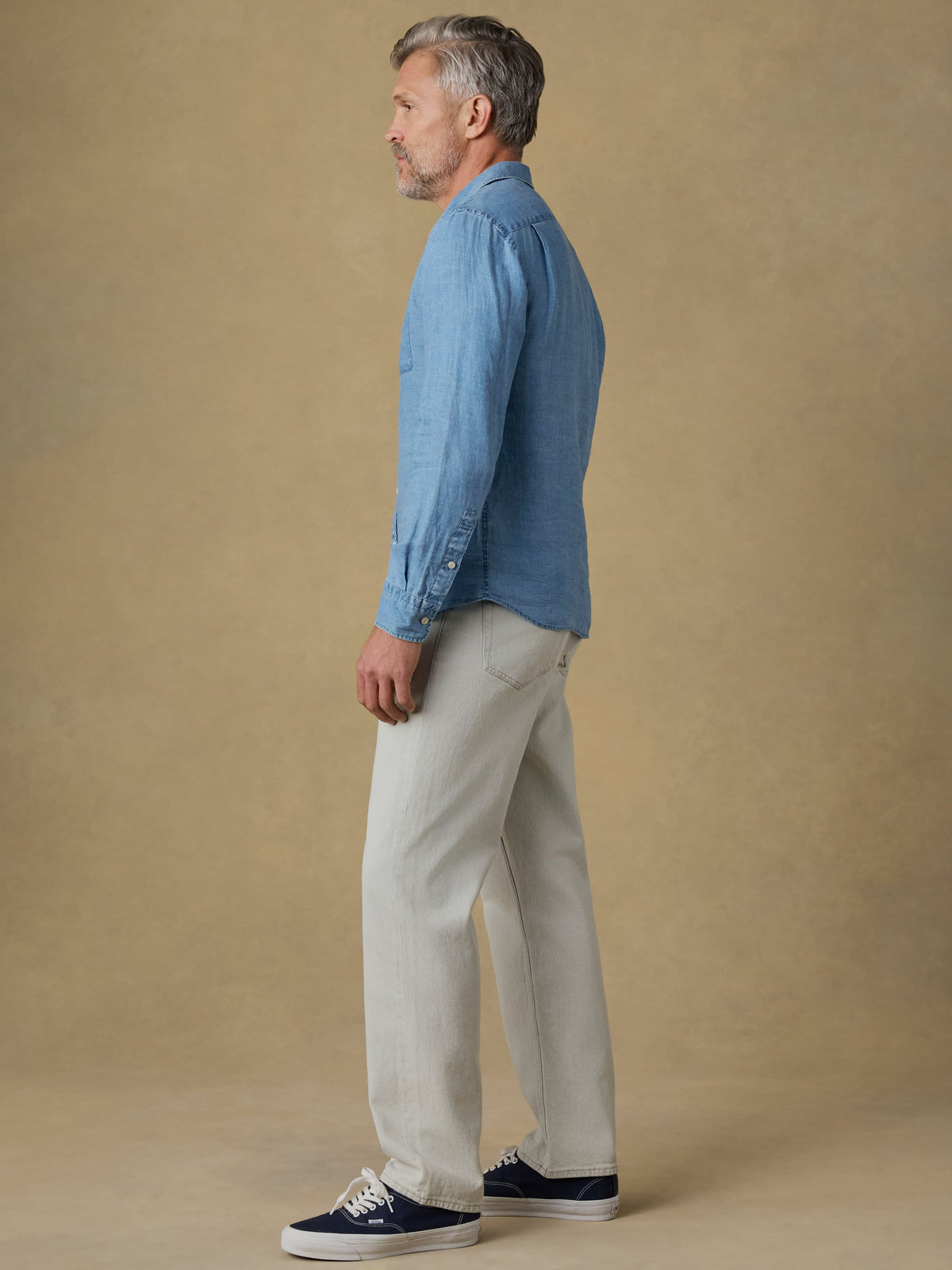 Organic Cotton Denim - Birch