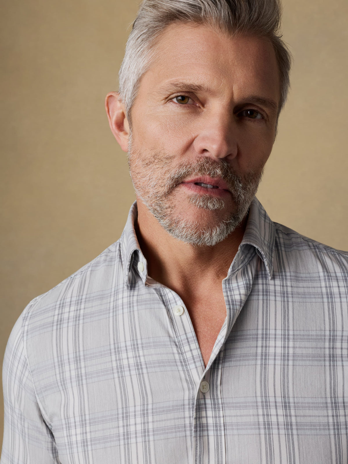 The Movement Shirt - Grey Cloud Plaid