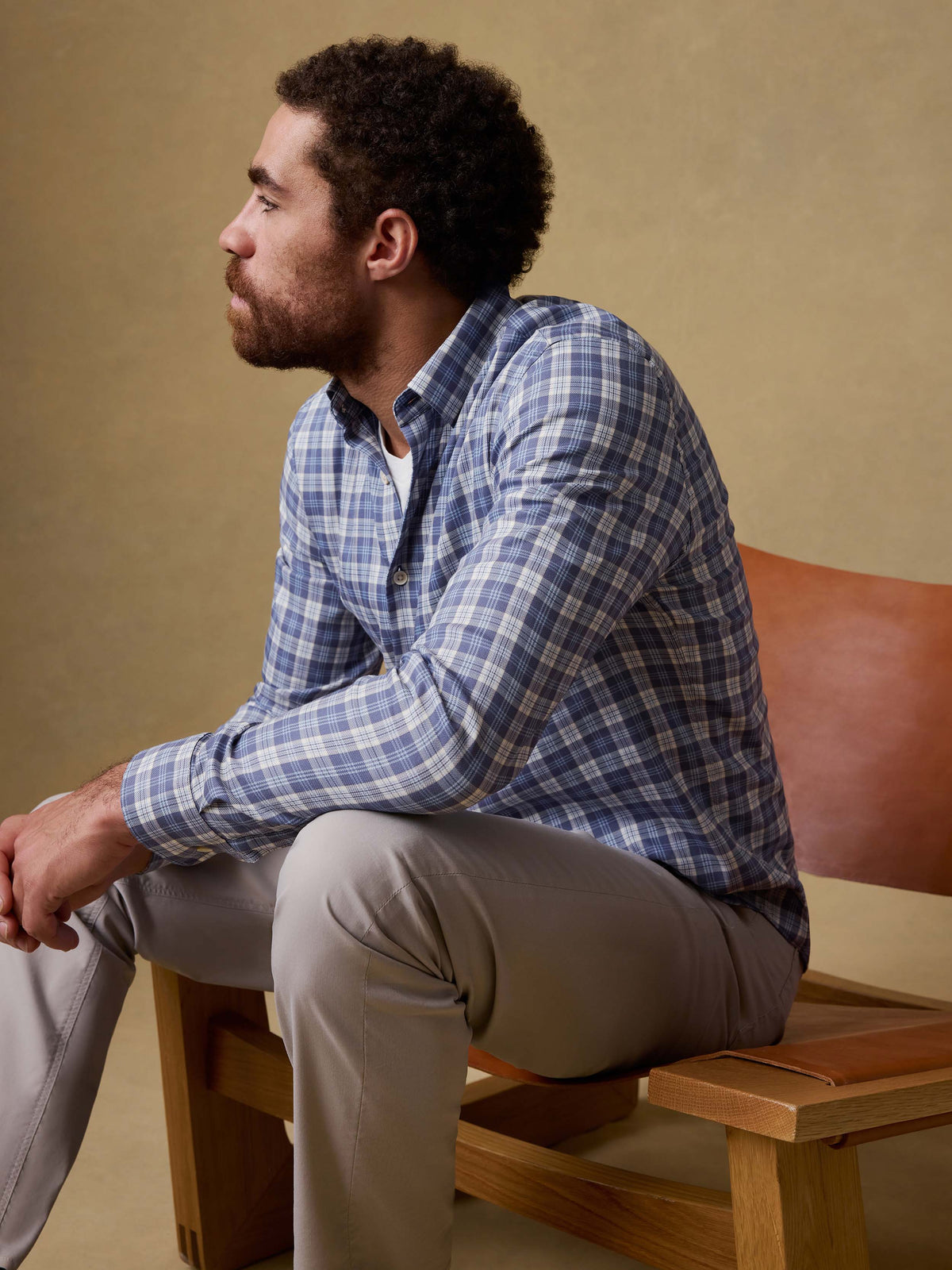 Movement Monterey Shirt - Blue Isle Plaid