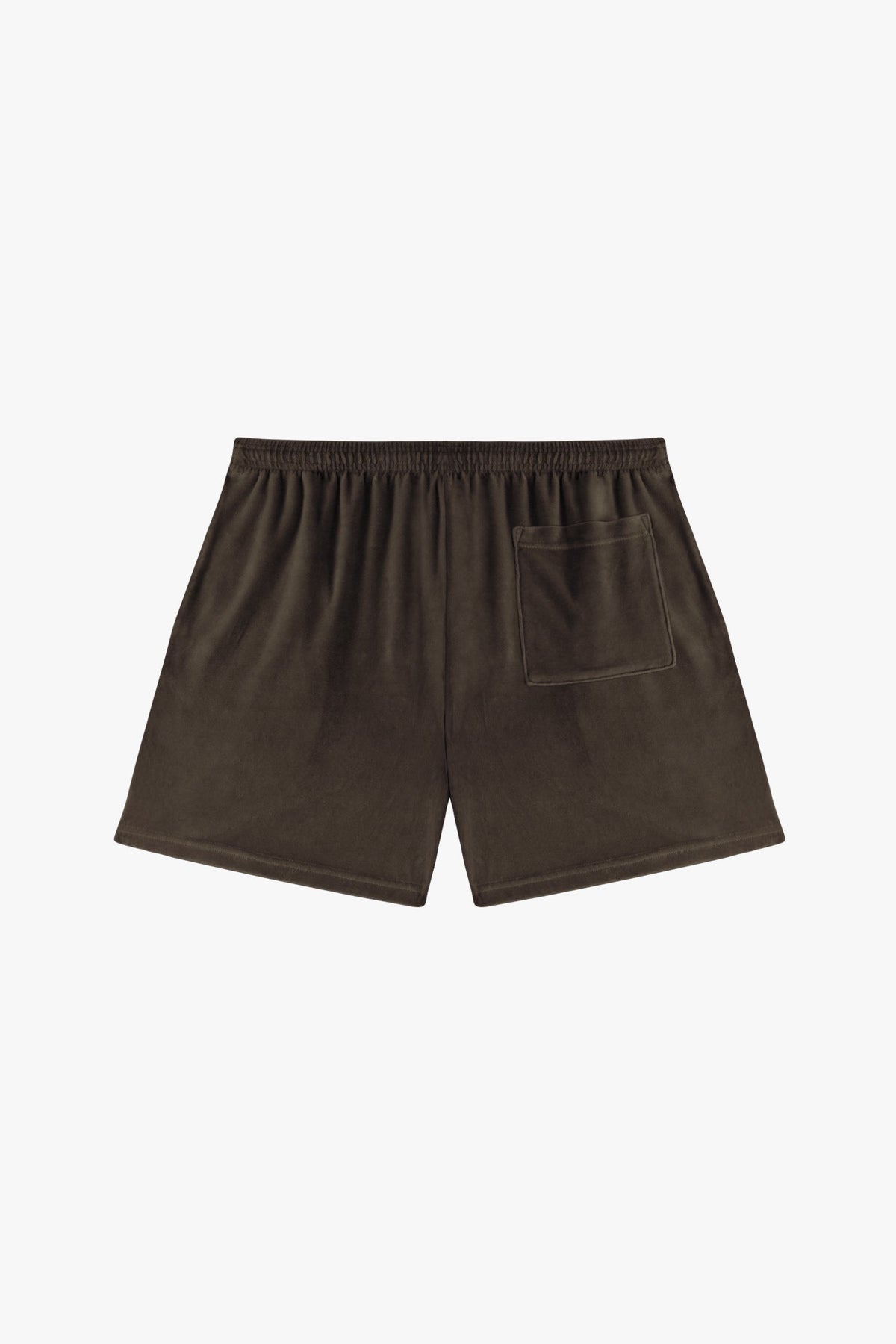 VLR442GD - Garment Dye Velour Mid-Length Wide Short