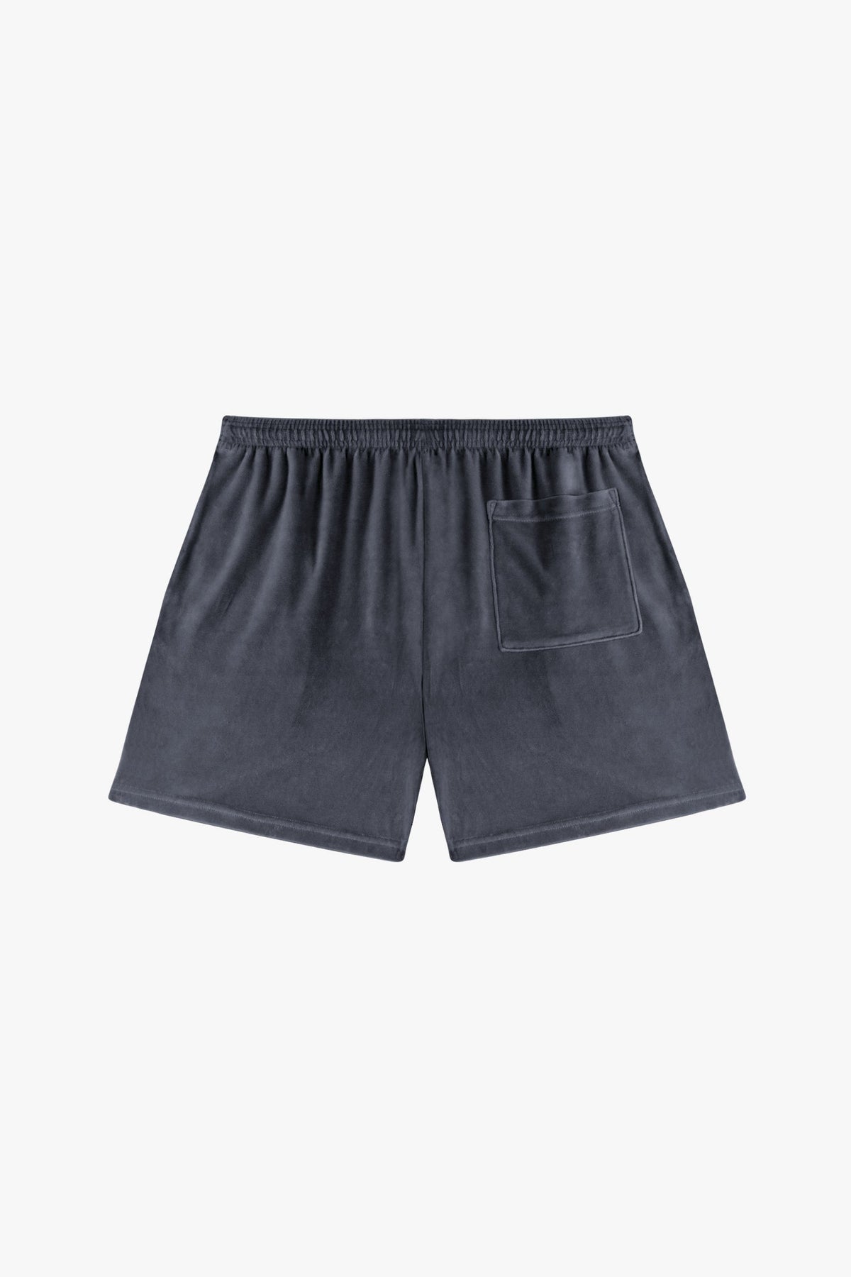VLR442GD - Garment Dye Velour Mid-Length Wide Short