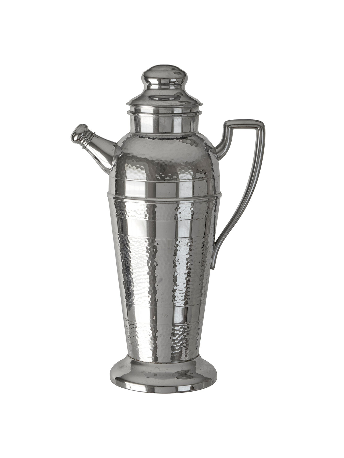 Vintage Art Deco Hammered Cocktail Shaker