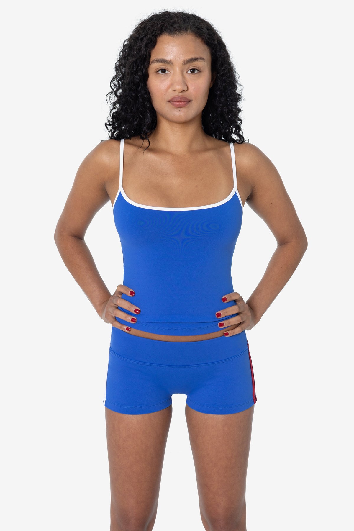 RAW311-WC - Contrast Performance Spaghetti Tank