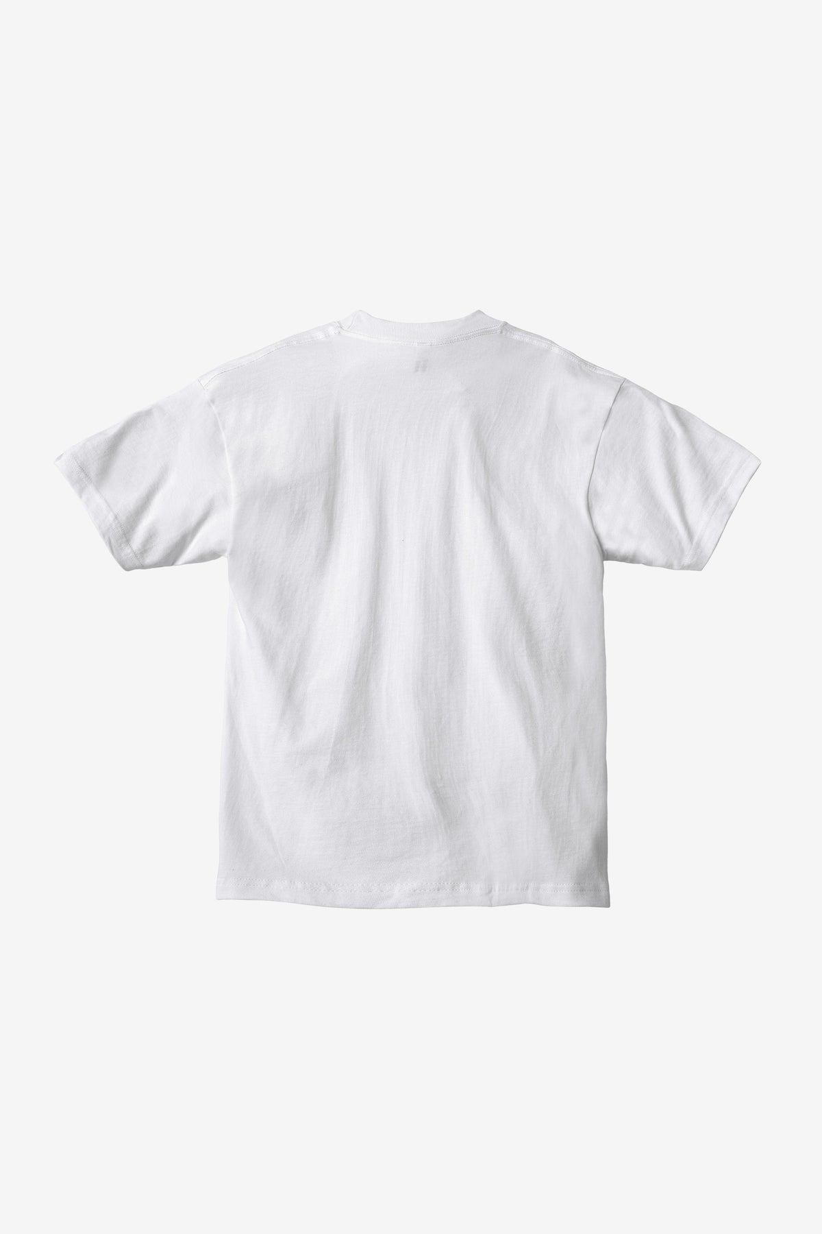 2017MN - 6.0oz Mock Crew Neck Heavy Combed Cotton T-Shirt