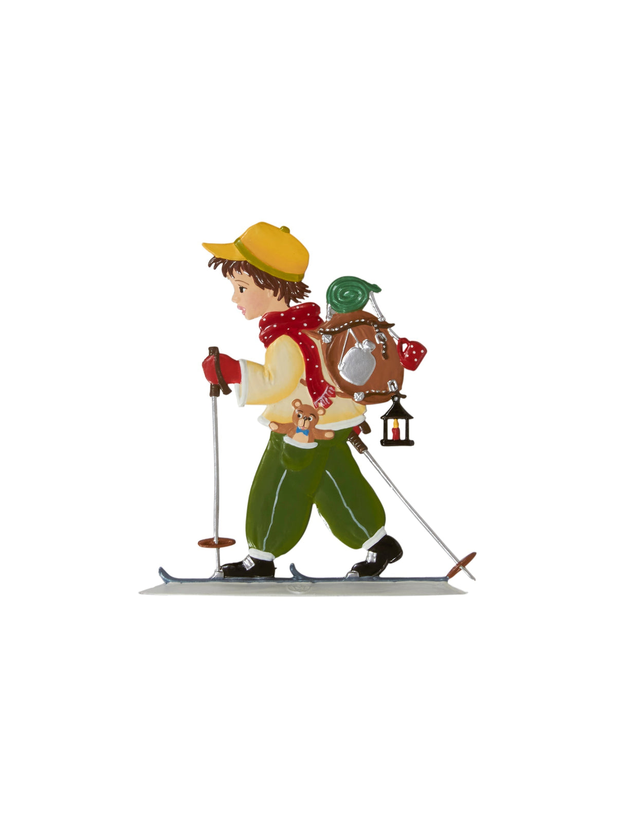 Wilhelm Schweizer Pewter Boy Skier
