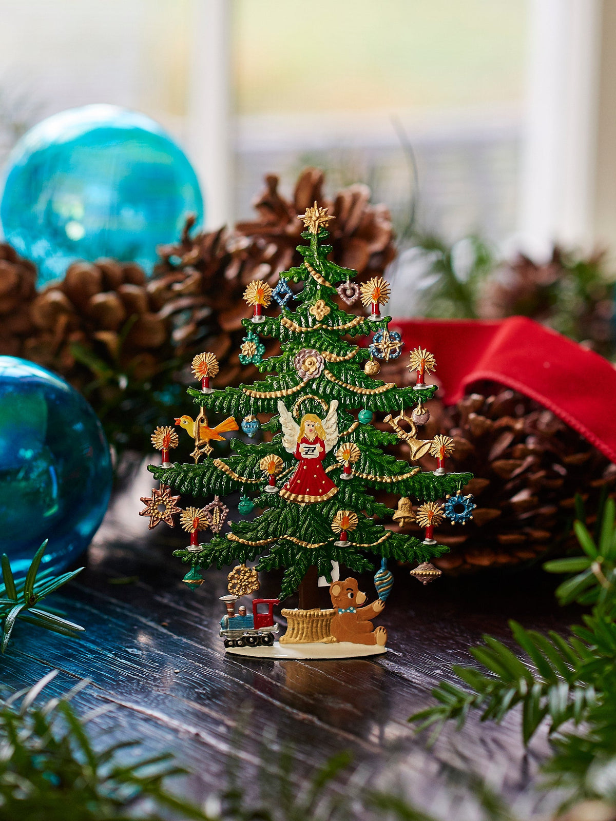 Wilhelm Schweizer Pewter Decorated Christmas Tree