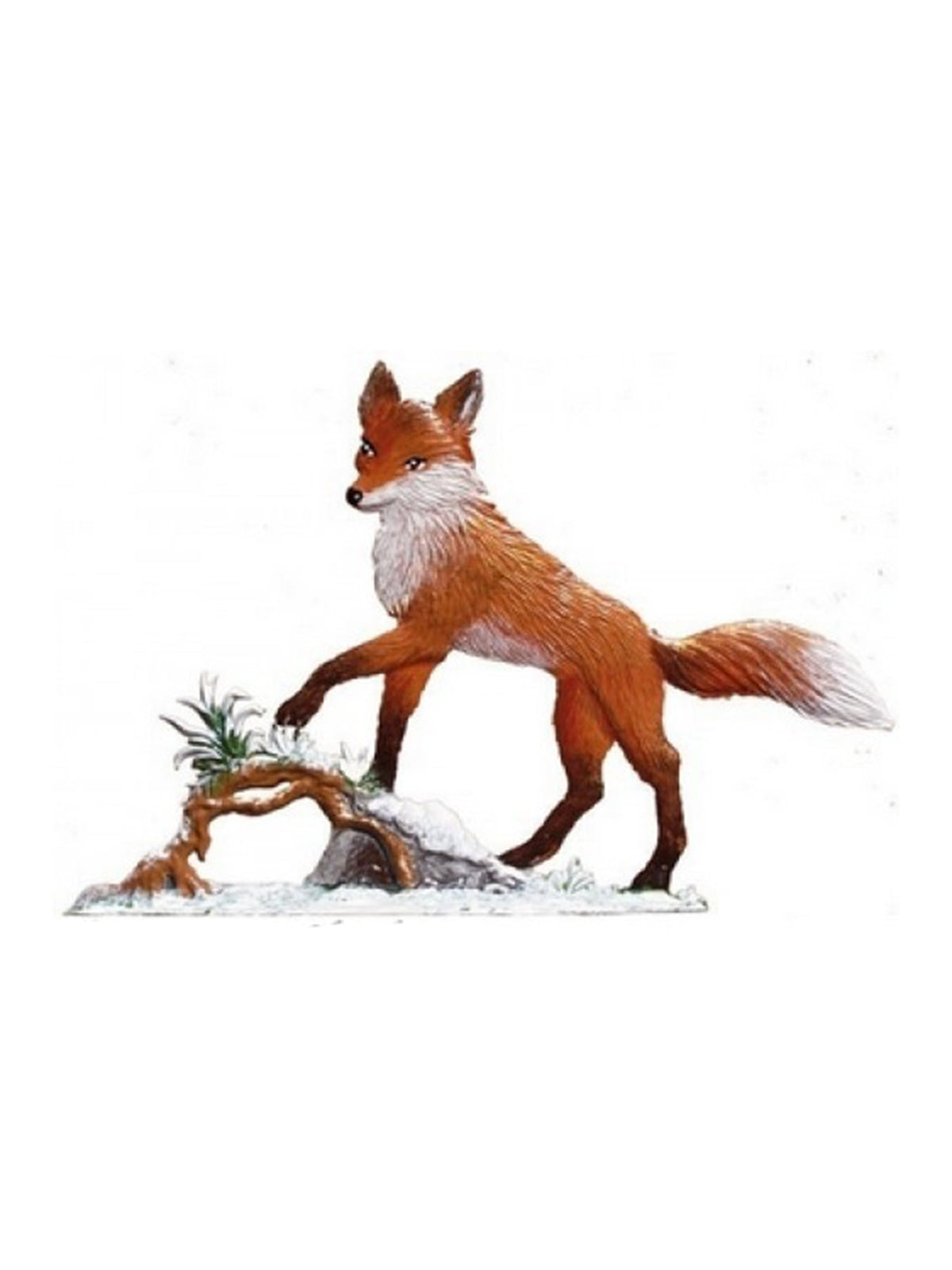 Wilhelm Schweizer Pewter Papa Fox in Winter