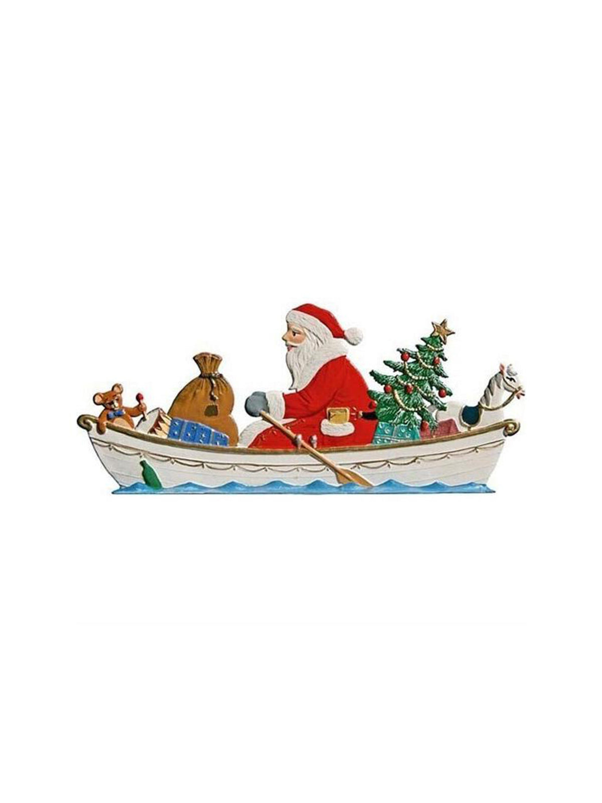 Wilhelm Schweizer Pewter Rowing Santa