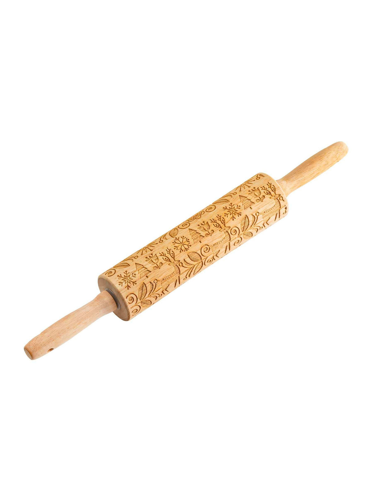 Winter Design Embossed Rolling Pin