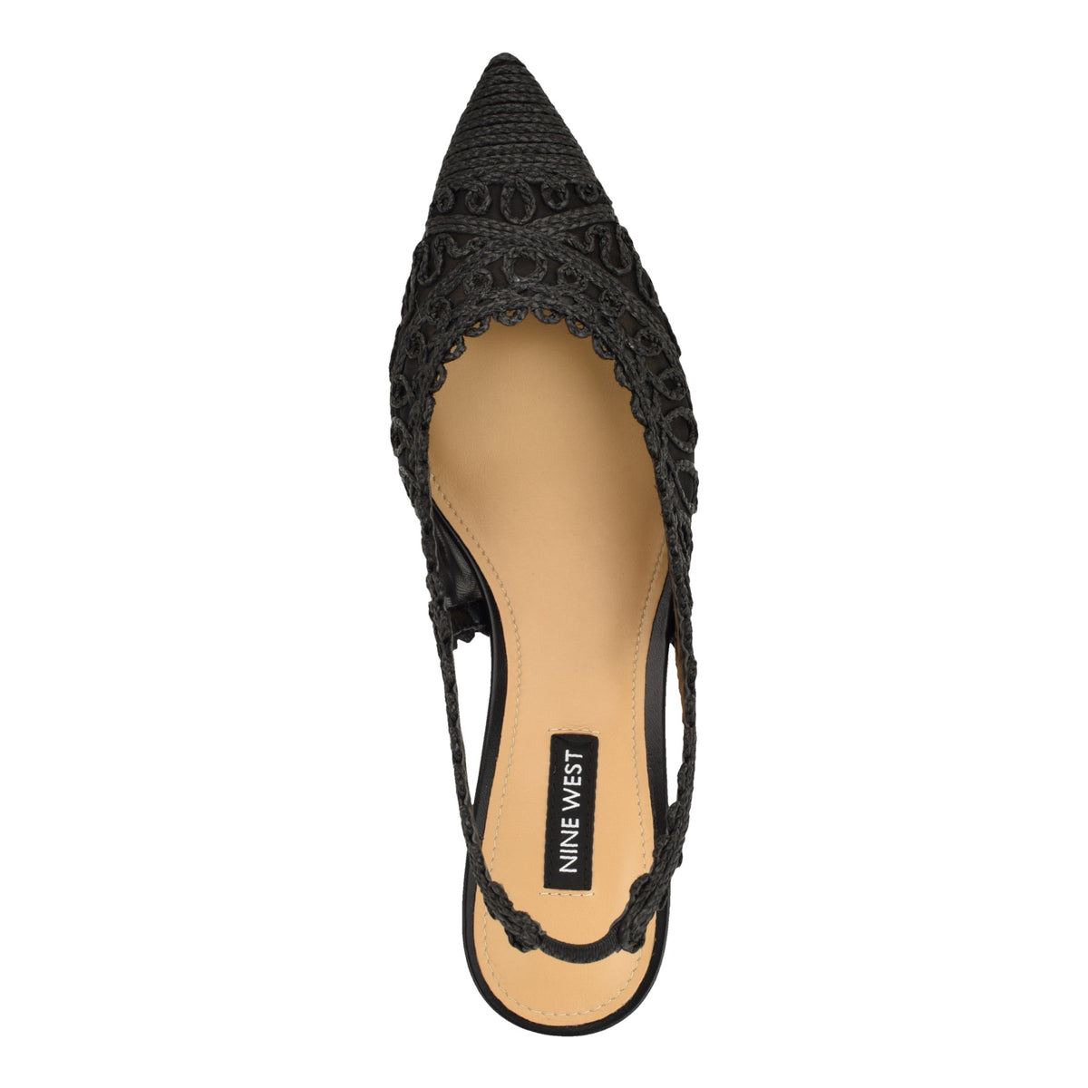 Romaine Woven Slingback Pumps