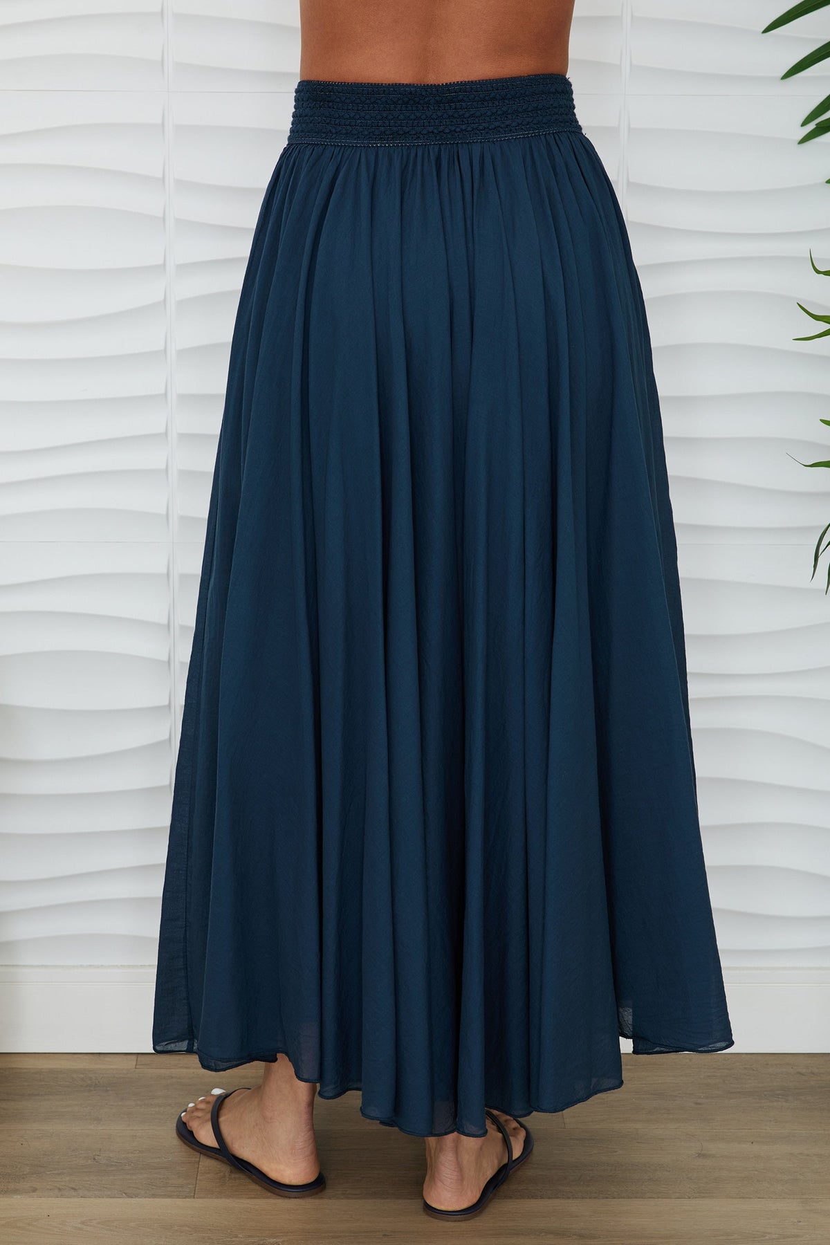 COTTON MAXI SKIRT