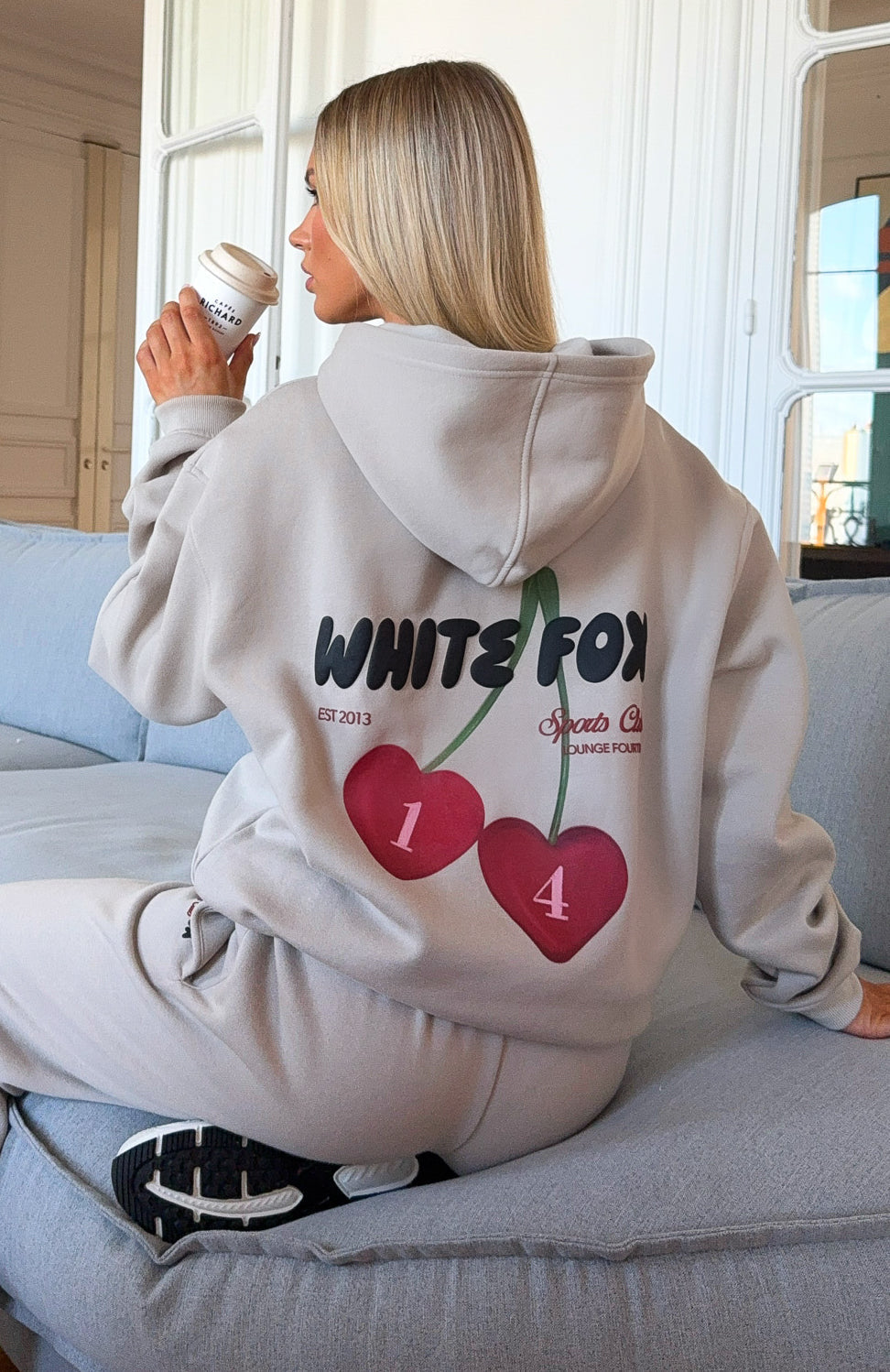 Club 14 Trinity Oversized Hoodie Moon