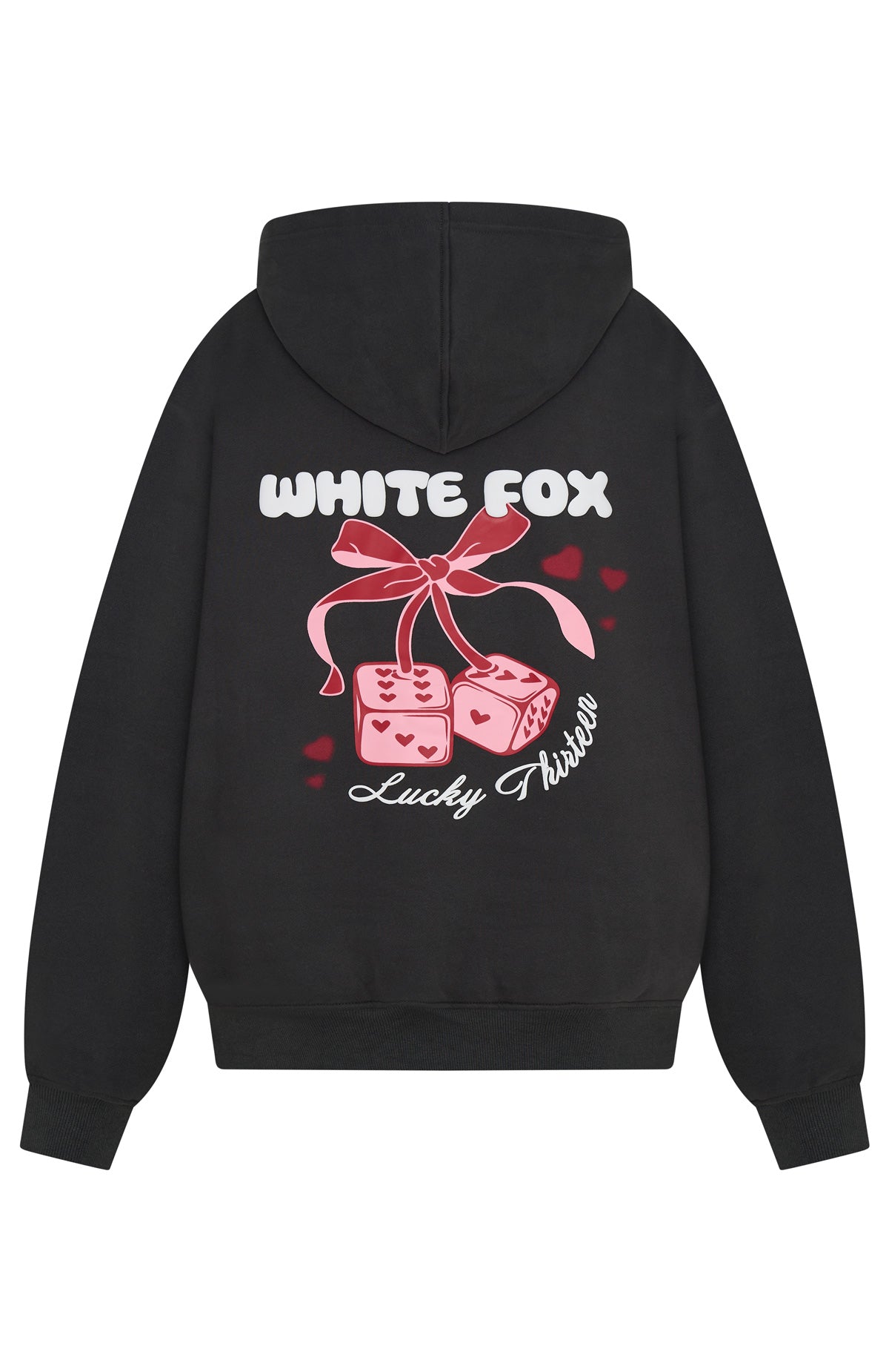 Lucky Thirteen Cheyenne Oversized Hoodie Charcoal